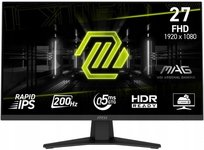 Monitor MSI MAG 274F - 200Hz Rapid IPS 0.5ms Full HD 27" MSI