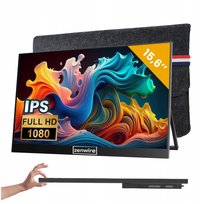 Monitor Przenośny USB-C Full HD 1920x1080 IPS HDMI do laptopa HDR 15.6 cali