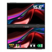 Monitor przenośny Verbatim Dual Monitor Essentials 15,6" IPS FHD Mini Verbatim