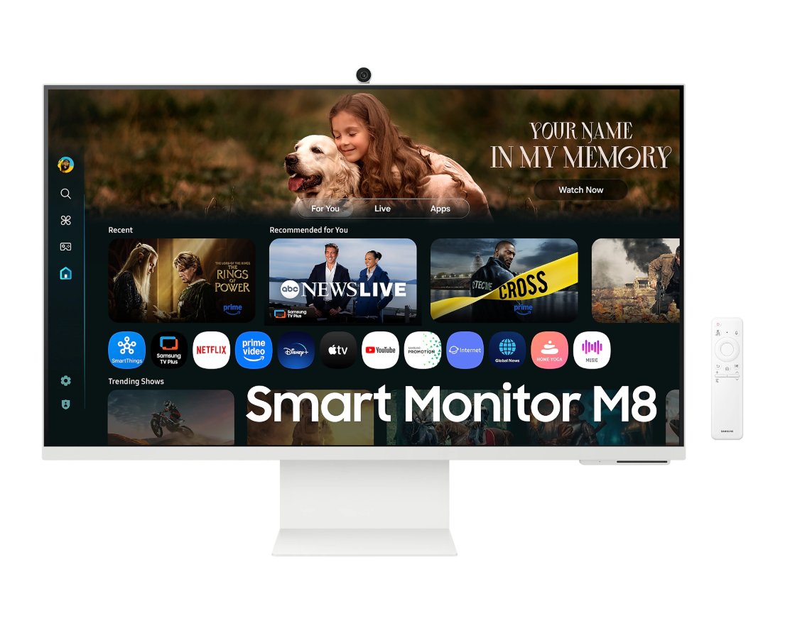 Monitor Samsung 32' VA Smart M8 M80F 4K, 3840x2160
