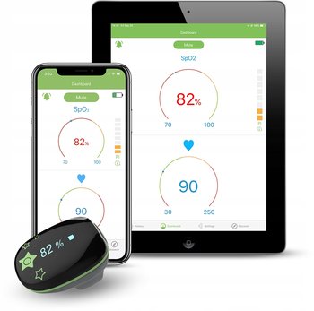 Monitor Snu Dla Dzieci 3-10 Lat. Pulsoksymetr Alarm Rodzic - Wellue