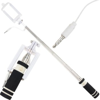 Monopod Selfie Stick Kijek Z Kablem Monopod Kij - MARTOM