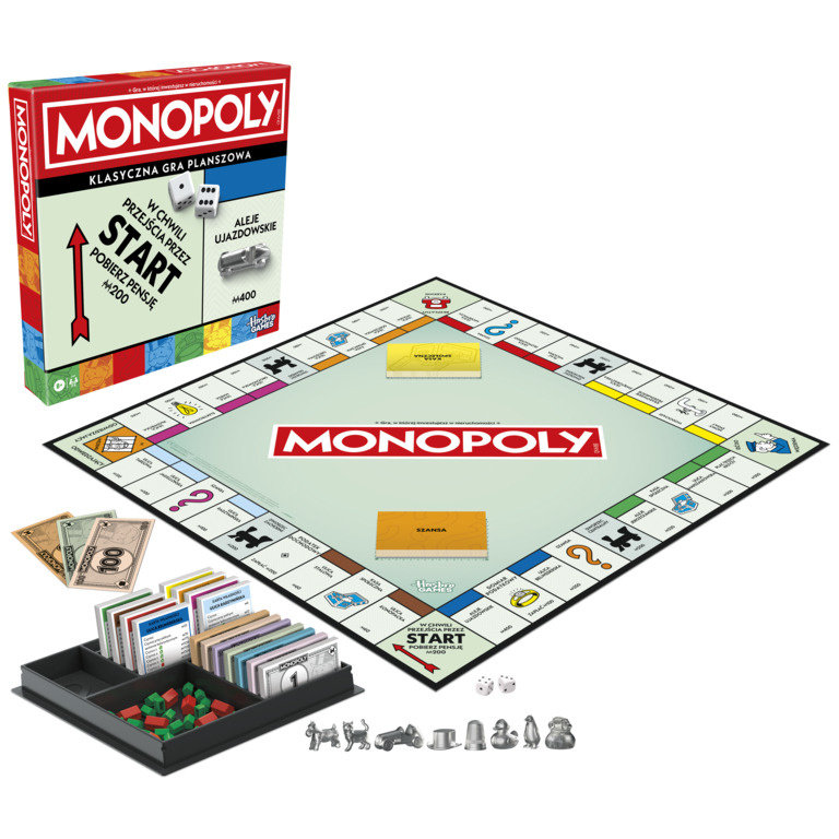 Monopoly Classic, C1009, Monopoly, gra planszowa
