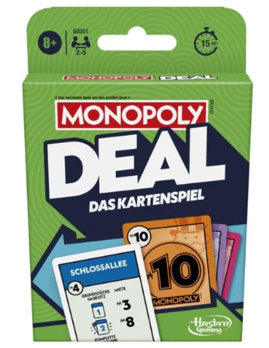 Monopoly Deal Das Kartenspiel Gra Karciana 8+