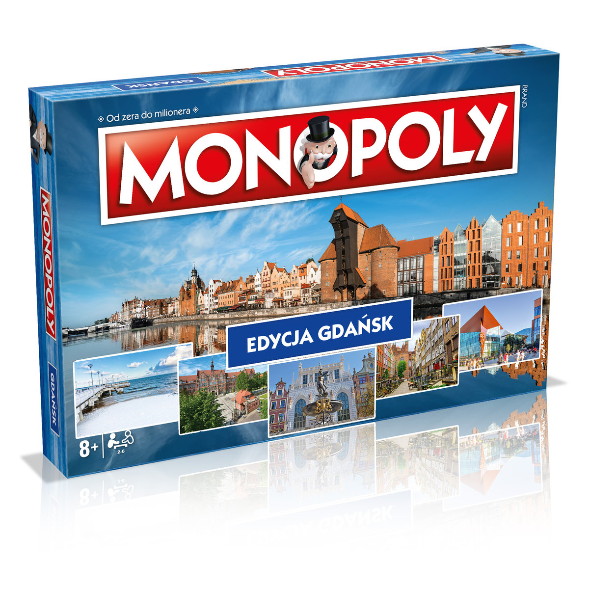 Monopoly Gdańsk - edycja miejska, gra planszowa, Winning Moves