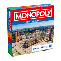 Monopoly Kraków - edycja miejska, gra planszowa, Winning Moves