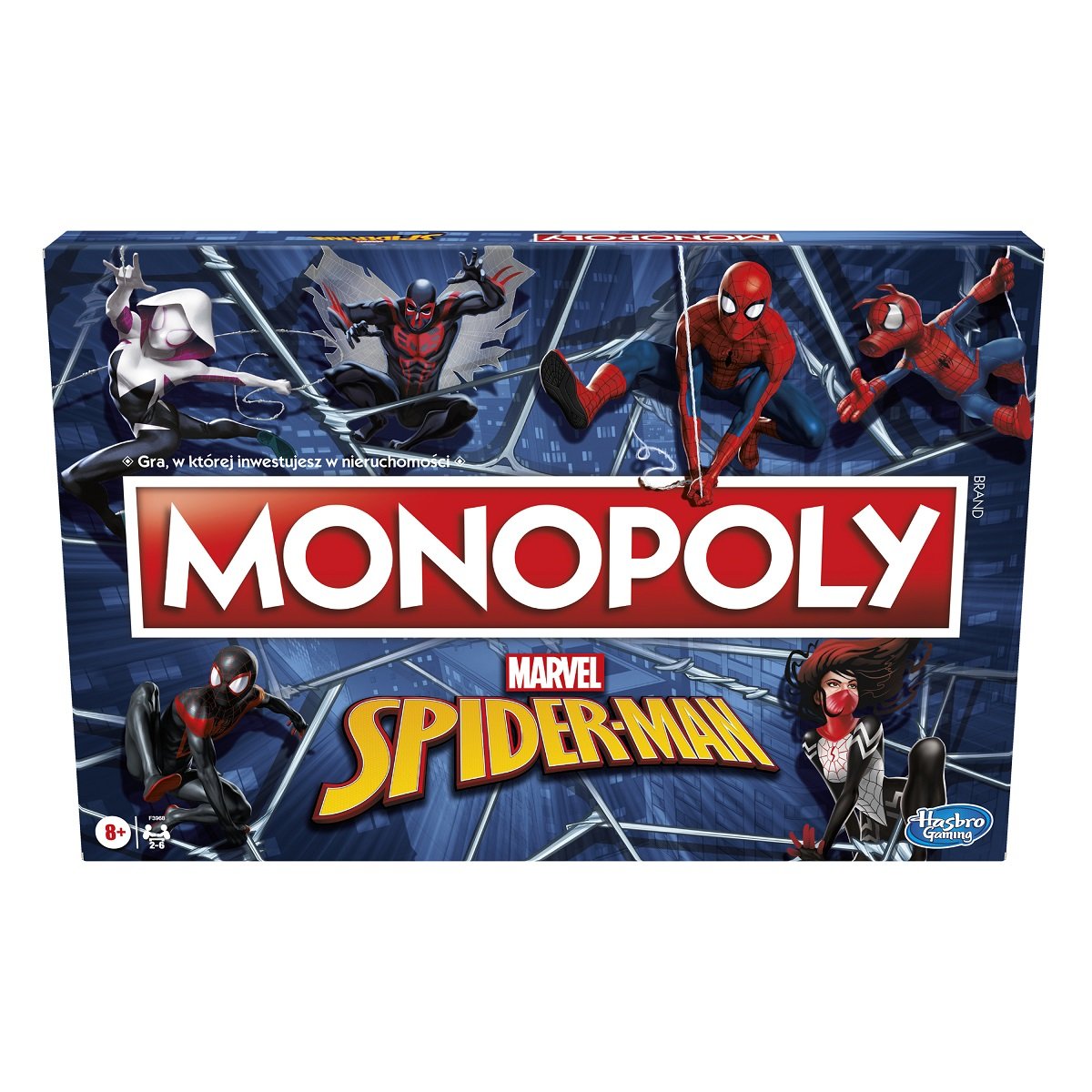 Фото - Настільна гра Hasbro Monopoly Spider-Man, F3968, gra planszowa 