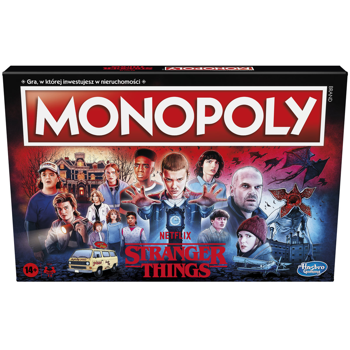 Monopoly Stranger Things 4. sezon, F2544 gra planszowa