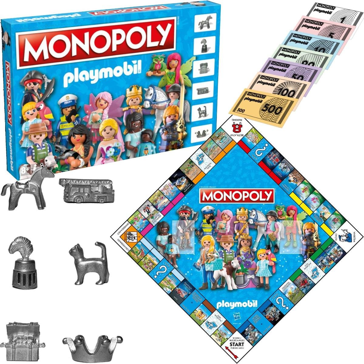 Winning Moves - Gioco Di Dadi Match Playmobil Per Bambini Dai 4 Anni - Formato Da Viaggio