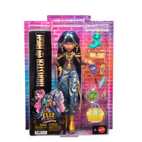 Monster High Cleo De Nile, Lalka i akcesoria, Zabawka dla dzieci 4+ JHK32