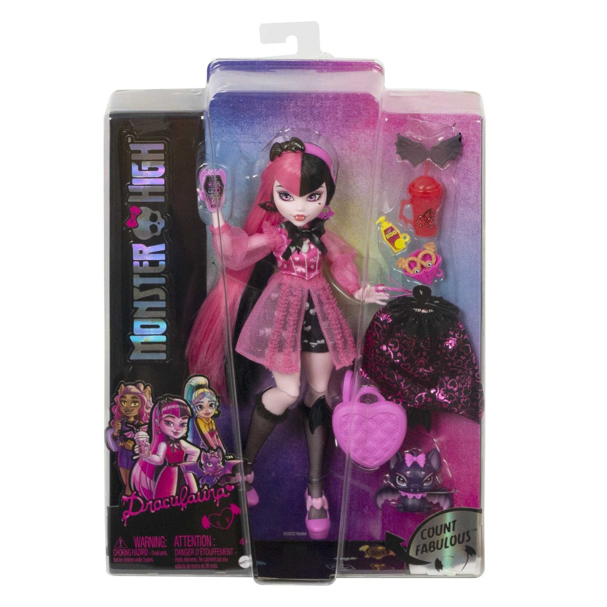 Mattel Monster High, Lalka, Draculaura, HHK51