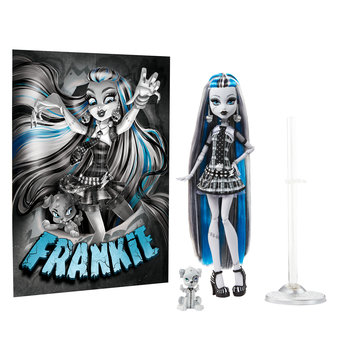 MONSTER HIGH LALKA REEL DRAMA HKN29 FRANKIE STEIN - Monster High