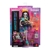 Monster High Skelita Calaveras, Lalka i akcesoria, dla dzieci 4+, fanów i kolekcjonerów JHK34 Mattel