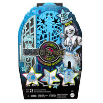 Monster High Straszysekrety Frankie Stein, Lalka i akcesoria, Seria 6 Tajemnice Hollyduch, dla dzieci 4+ JBG81