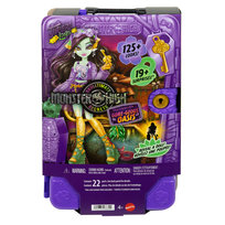 Monster High Straszysekrety Jinafire Long, Lalka i akcesoria Seria 7, Upiorystyczne wakacje, Zabawka dla dzieci 4+ JDR52