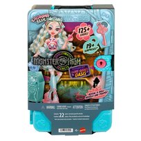 Monster High Straszysekrety Lagoona Blue, Lalka i akcesoria, Seria 7 Upiorystyczne wakacje, dla dzieci 4+, fanów i kolekcjonerów JDR51