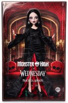 Monster High x Wednesday Morticia Addams, Lalka kolekcjonerska, Zabawka dla dzieci 6+ JLK99