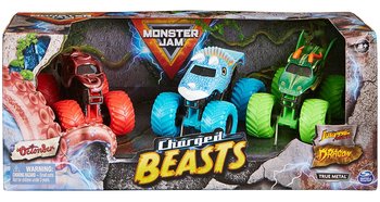 Monster Jam Beasts - zestaw 3 pojazdów - Monster Jam