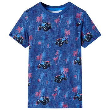 Monster Truck Kids T-shirt 104 Dark Blue Melange - Zakito Europe