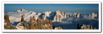 Mont Blanc plakat obraz 95x33cm - Wizard+Genius