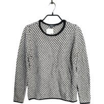 Montego Sweter Damski Stylowy Wygodny Ciepły Czarny Białe Kropki Rozmiar S Inna marka