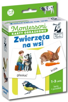 Montessori karty obrazkowe. Zwierzęta na wsi - Katarzyna Dołhun