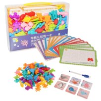 Montessori Sortowanie Nauka Liczenia Logiki Myślenia Karty Gra Układanka