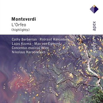 Monteverdi : L'Orfeo [Highlights] - Rotraud Hansmann, Cathy Berberian, Lajos Kozma, Kurt Equiluz, Max van Egmond, Nikolaus Harnoncourt & Concentus Musicus Wien