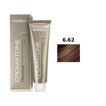 Montibello, Cromatone RECOVER, Farba do włosów nr. 6.62, 60 ml - Montibello