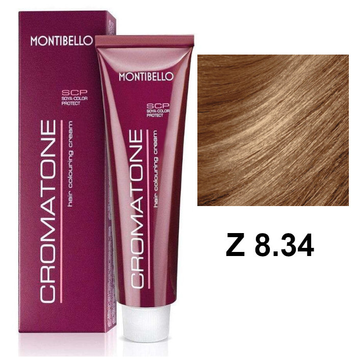 Фото - Фарба для волосся Montibello Montibello Farba CROMATONE Z nr 8.34 60ml
