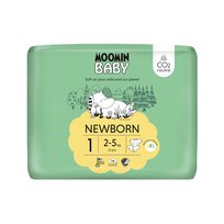 MOOMIN BABY PIELUSZKI EKO NEWBORN 1 25 SZT. 2-5 KG (WCZEŚNIEJ MUUMI)