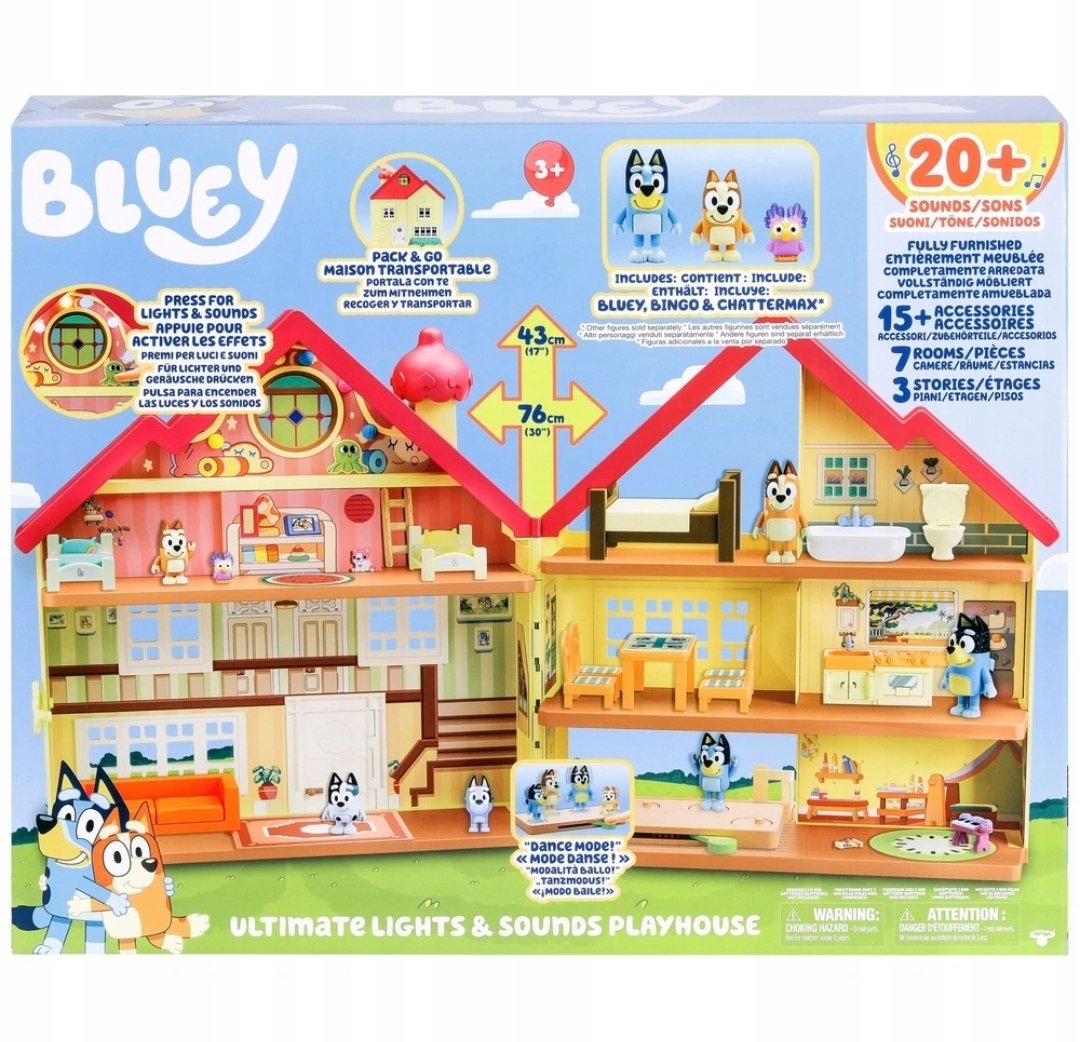 Bluey Plush bundle top of 3