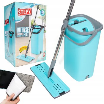 Mop Płaski z Wiadrem Dwukomorowym z Wyciskaczem Stepy Intense Flat - Inny producent