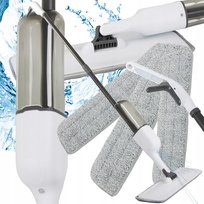 Mop Płaski Ze Spryskiwaczem Obrotowy Solidny Spray 3X Zapasowe Wkłady