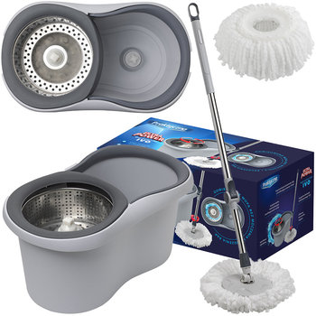 MOP ROTACYJNY OBROTOWY IVO WIADRO MOP Z MIKROFIBRY AUTOMAT ULTRA TURBO 360 - PRAKTYCZNA