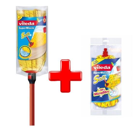 Mop z drążkiem i wkładem VILEDA Soft