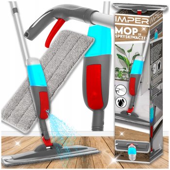 Mop Ze Spryskiwaczem Płaski Długi Mikrofibra Składany Teleskopowy Lekki 350 - inna (Inny)