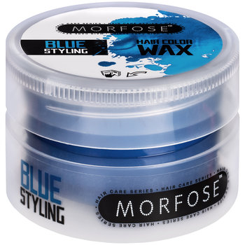 Morfose Hair Color Wax Blue Profesjonalny koloryzujący Wosk do stylizacji włosów 100ml - Morfose