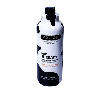 Morfose, Milk Therapy, szampon do włosów suchych i łamliwych, 1000 ml - Morfose