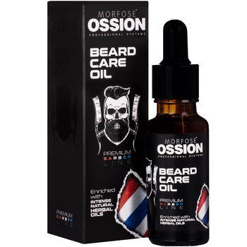 Morfose Ossion Beard Care Oil Olejek do pielęgnacji brody dla mężczyzn 20ml arganowy, migdałowy, nawilża i zmiękcza - Morfose