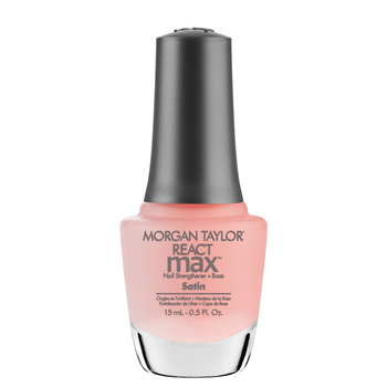 Morgan Taylor, Lakier hybrydowy, Reactmax Satin Nail Strengthener + Extended Wear Base Coat - Morgan Taylor