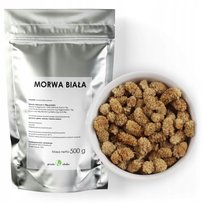 Morwa Biała Suszona Bez Pestek Naturalna 500G