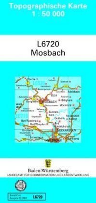 Mosbach 1 : 50 000 - Lva Baden-Wurttemberg | Książka w Empik