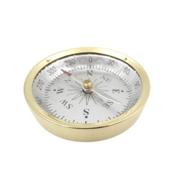 Mosiężny kompas soczewkowy C35 - GiftDeco