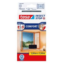 Moskitiera na okno tesa Comfort 1,3 x 1,5m czarna TESA