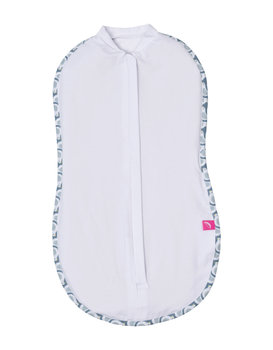 Motherhood, Classics, Zip&Swaddle, Otulacz, rozmiar 1, Ptaszki Niebieskie, 2-pak - Motherhood