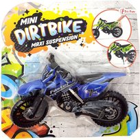 Motocross Dirt Bike. Niebieski -18 cm