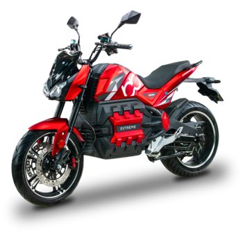 Motocykl Elektryczny Bili Bike Extreme Pro (10000W,120Ah,120Km/H) -Czerwony - Bili Bike