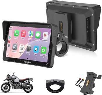 Motocyklowy ekran Carpuride W702S Carplay/Android Auto uchwyt BM05 nowy - Inny producent