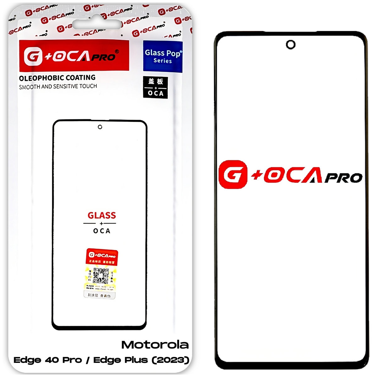 Pro Edge Plus Motorola Edge 40 Pro / Edge Plus (2023) Szyba z Klejem OCA do ...